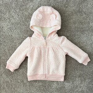 Simple Light Pink Kids Hoodie
